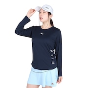 フィラ（FILA）（レディース）テニスウェア レディース 軽量 長袖Tシャツ FL6857-20 冷感 速乾