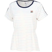 フィラ（FILA）（レディース）テニスウェア レディース ゲームシャツ レインボー VL2801-01