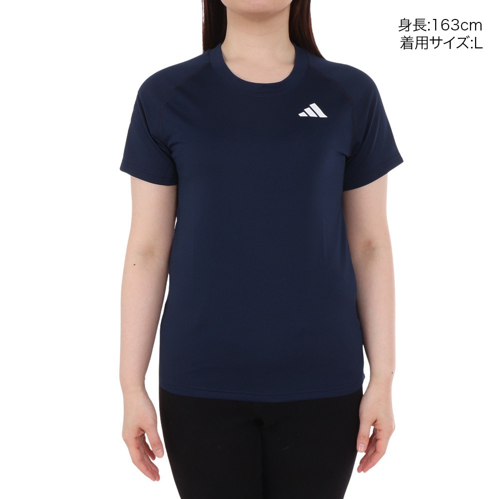 アディダス（adidas）（レディース）テニスウェア レディース CLUB 半袖 Tシャツ NEH19-HS1447