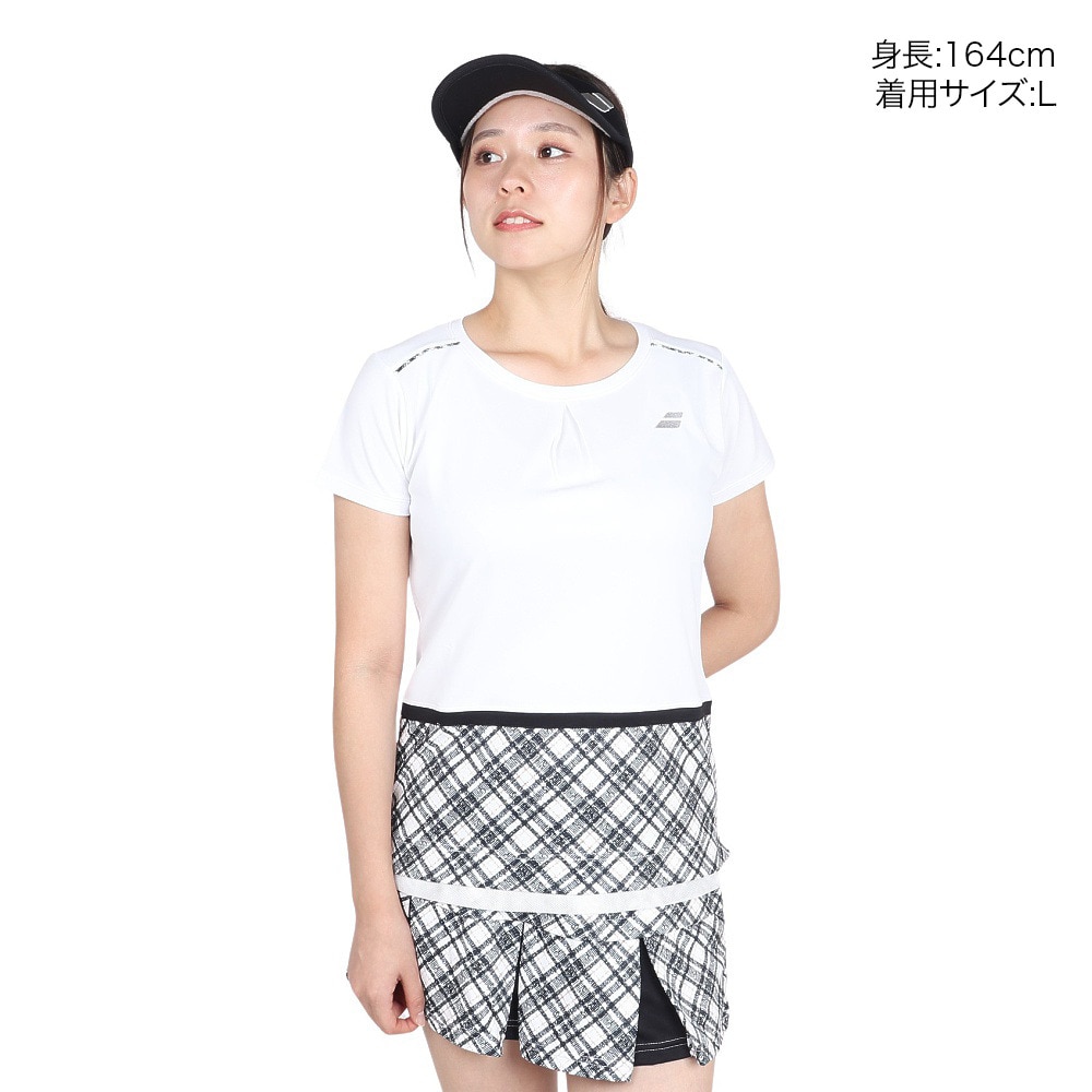 バボラ（BABOLAT）（レディース）テニスウェア レディース PURE 半袖シャツ ショートスリーブ BWG4378-WH00