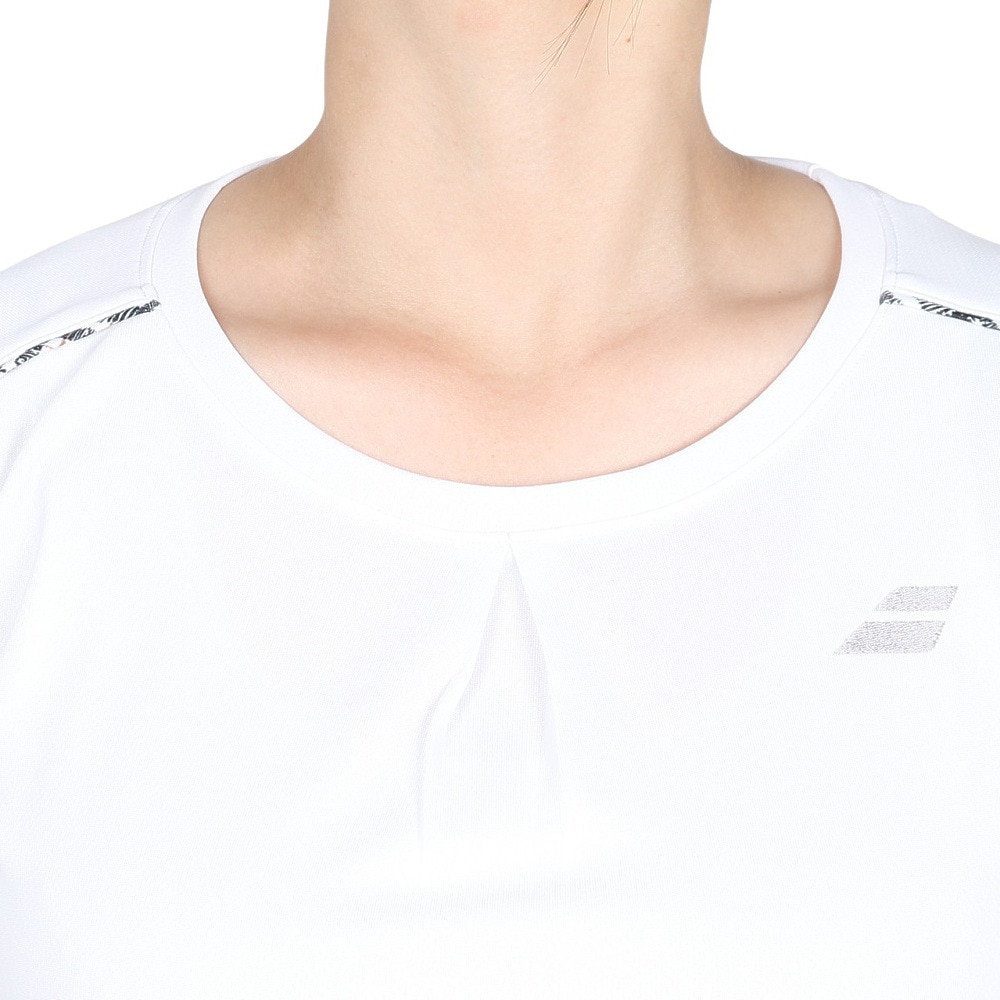 バボラ（BABOLAT）（レディース）テニスウェア レディース PURE 半袖シャツ ショートスリーブ BWG4378-WH00