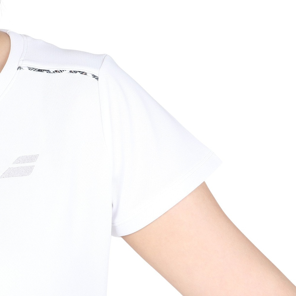 バボラ（BABOLAT）（レディース）テニスウェア レディース PURE 半袖シャツ ショートスリーブ BWG4378-WH00