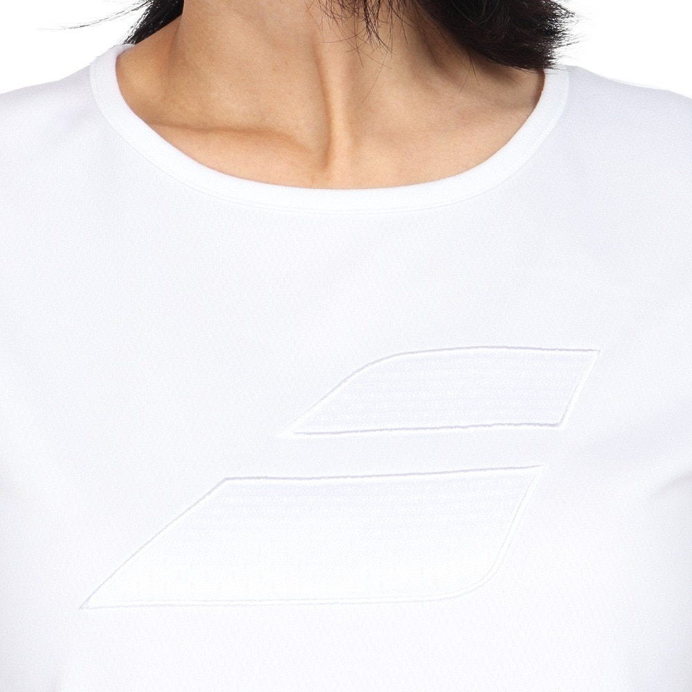 バボラ（BABOLAT）（レディース）テニスウェア PURE 半袖Tシャツ ショートスリーブ BWP4576-WH00