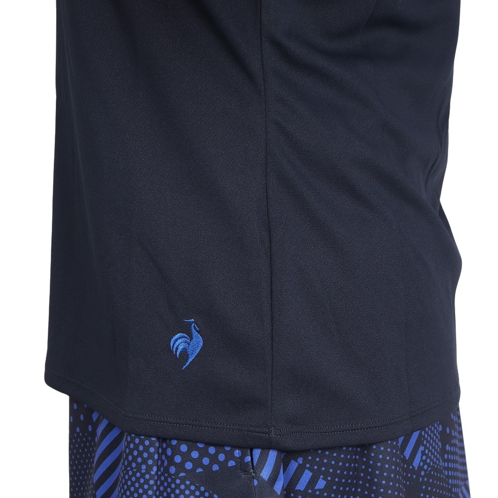 ルコックスポルティフ（lecoqsportif）（レディース）テニスウェア 2way ゲームシャツ LN4FHT20L NV00