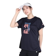 (レディース)テニスウェア レディース プラクティス 半袖Tシャツ LN4FHT51L