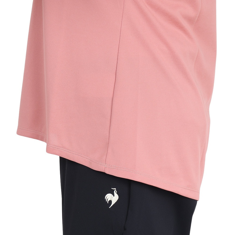 ルコックスポルティフ（lecoqsportif）（レディース）テニスウェア レディース プラクティス 半袖Tシャツ LN4FHT51L PK00