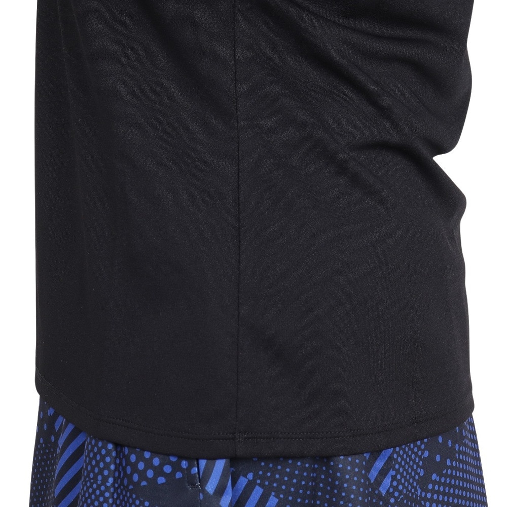 ルコックスポルティフ（lecoqsportif）（レディース）テニスウェア 半袖 プラクティスシャツ LN4FHT52L BK00