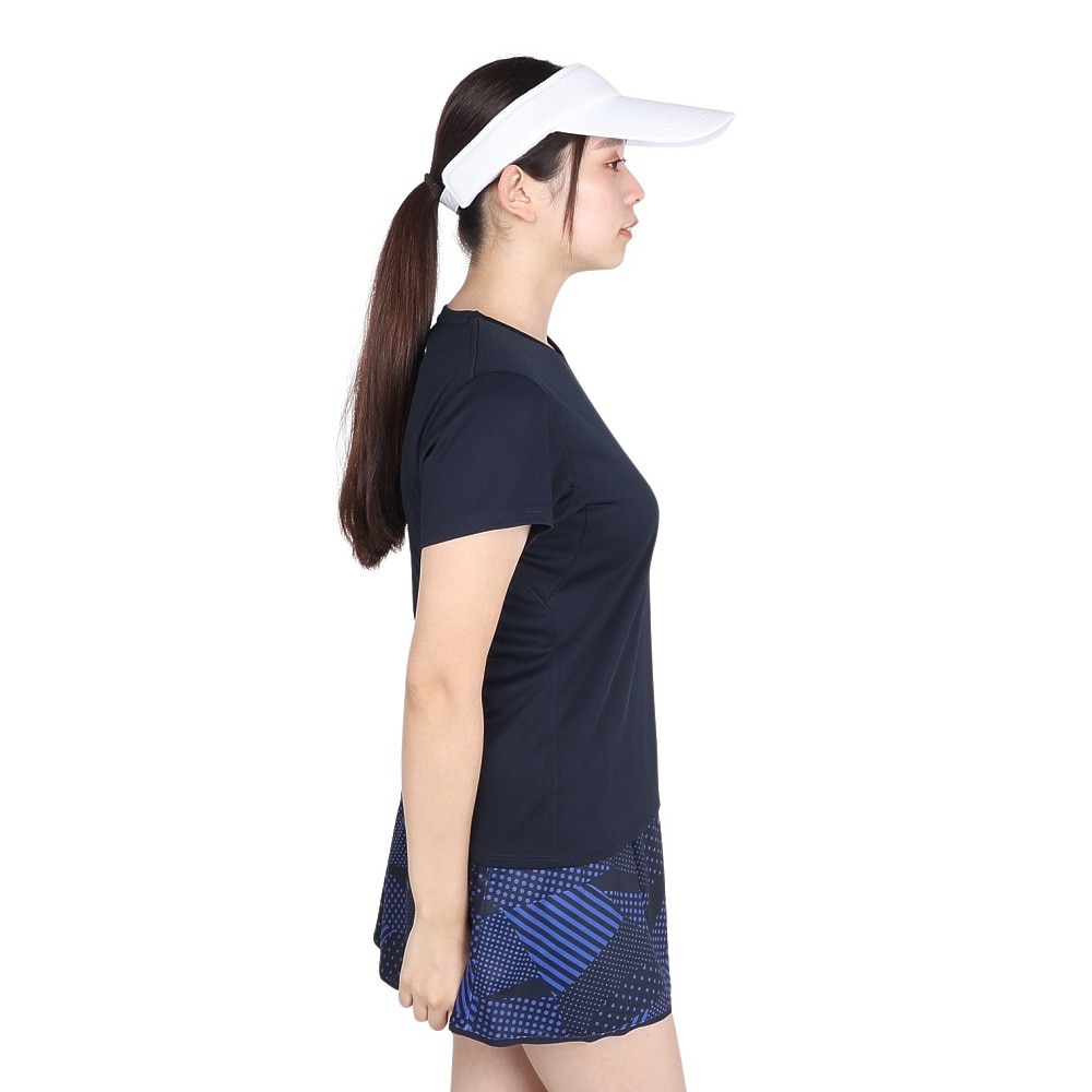 ルコックスポルティフ（lecoqsportif）（レディース）テニスウェア プラクティスシャツ LN4FHT52L NV00