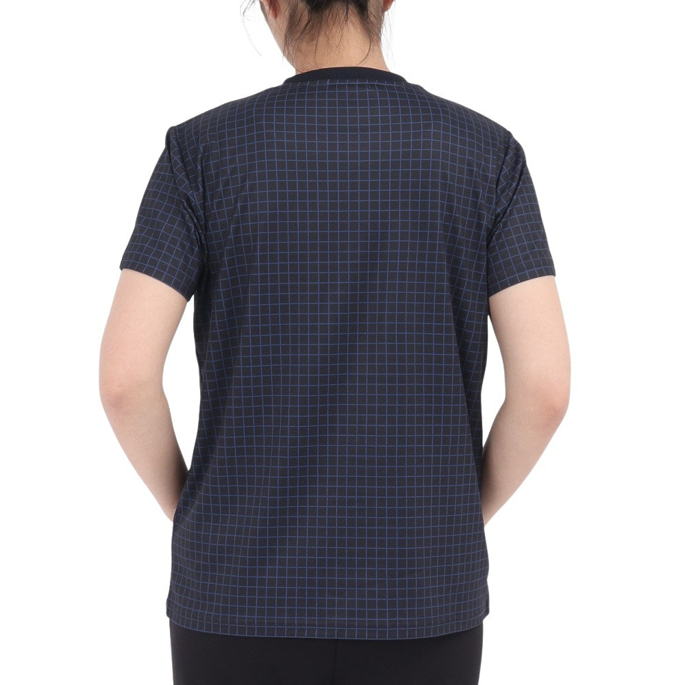 ルコックスポルティフ（lecoqsportif）（レディース）テニスウェア グラフィック半袖Tシャツ LT4FHT01L NV00