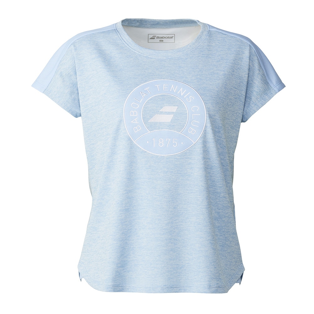 バボラ（BABOLAT）（レディース）テニスウェア レディース ピュア 半袖 Tシャツ BWP5526-BL