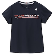 (レディース)テニスウェア トリコロール プリント ゲームシャツ LN4FHT90L