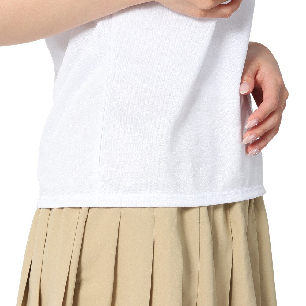 ルコックスポルティフ（lecoqsportif）（レディース）テニスウェア トリコロール プリント ゲームシャツ LN4FHT90L WH00