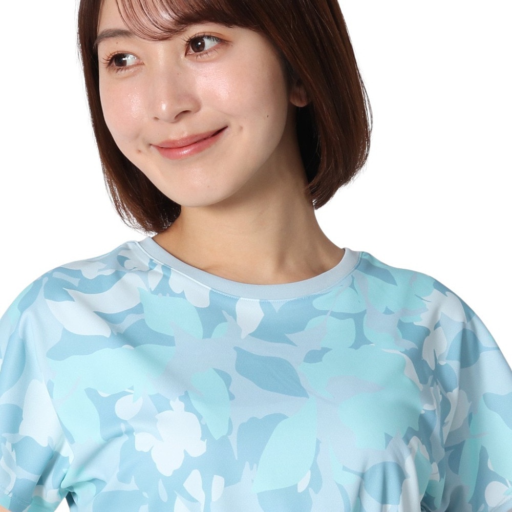 ルコックスポルティフ（lecoqsportif）（レディース）テニスウェア 2WAYゲームシャツ LN5SHT20L BL00