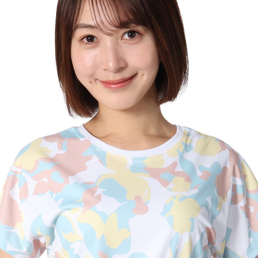 ルコックスポルティフ（lecoqsportif）（レディース）テニスウェア 2WAYゲームシャツ LN5SHT20L WH00