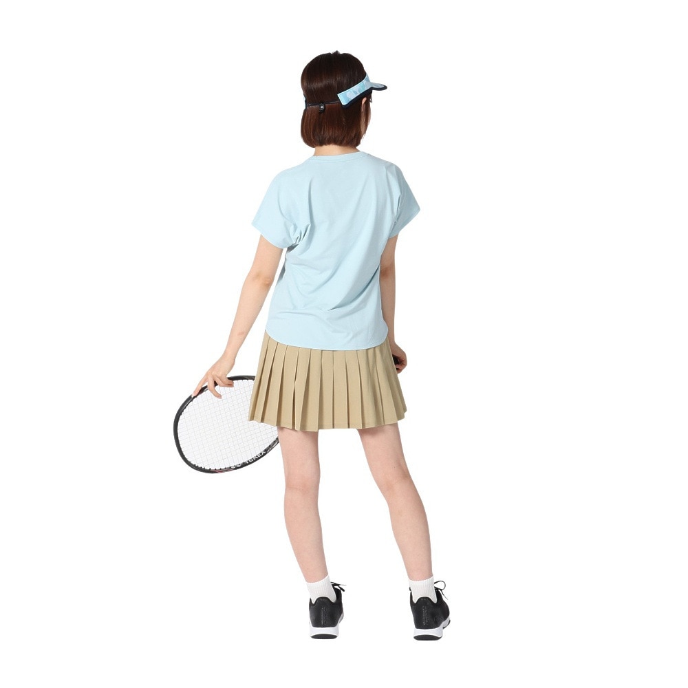 ルコックスポルティフ（lecoqsportif）（レディース）テニスウェア レディース 接触冷感グラフィックゲームシャツ LN5SHT50L BL00