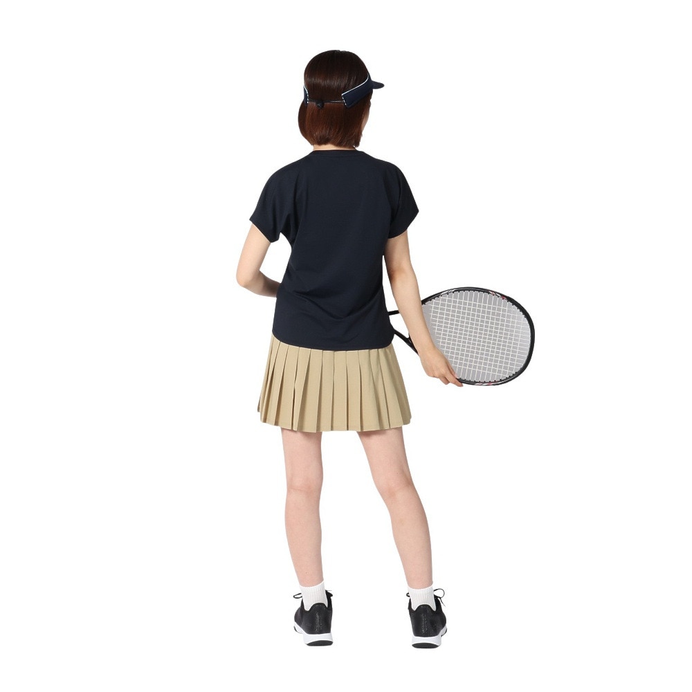 ルコックスポルティフ（lecoqsportif）（レディース）テニスウェア レディース 接触冷感グラフィックゲームシャツ LN5SHT50L NV00