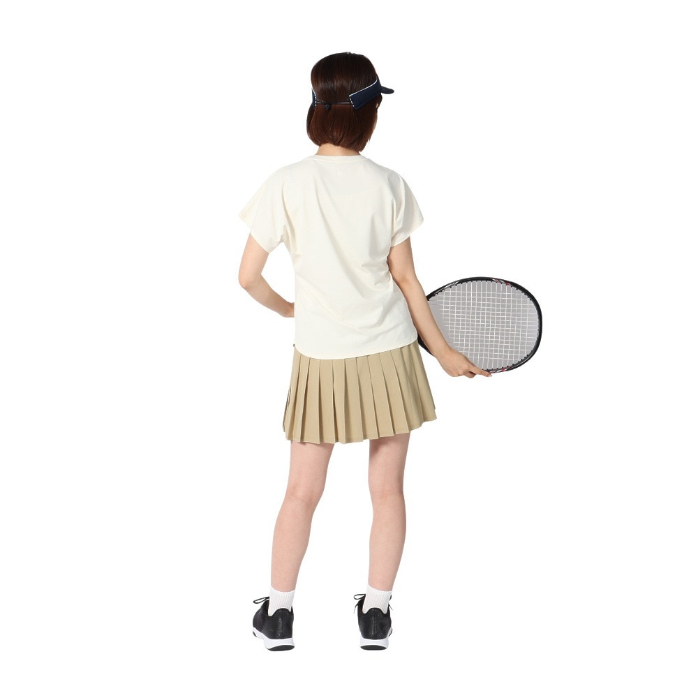 ルコックスポルティフ（lecoqsportif）（レディース）テニスウェア レディース 接触冷感グラフィックゲームシャツ LN5SHT50L WH01