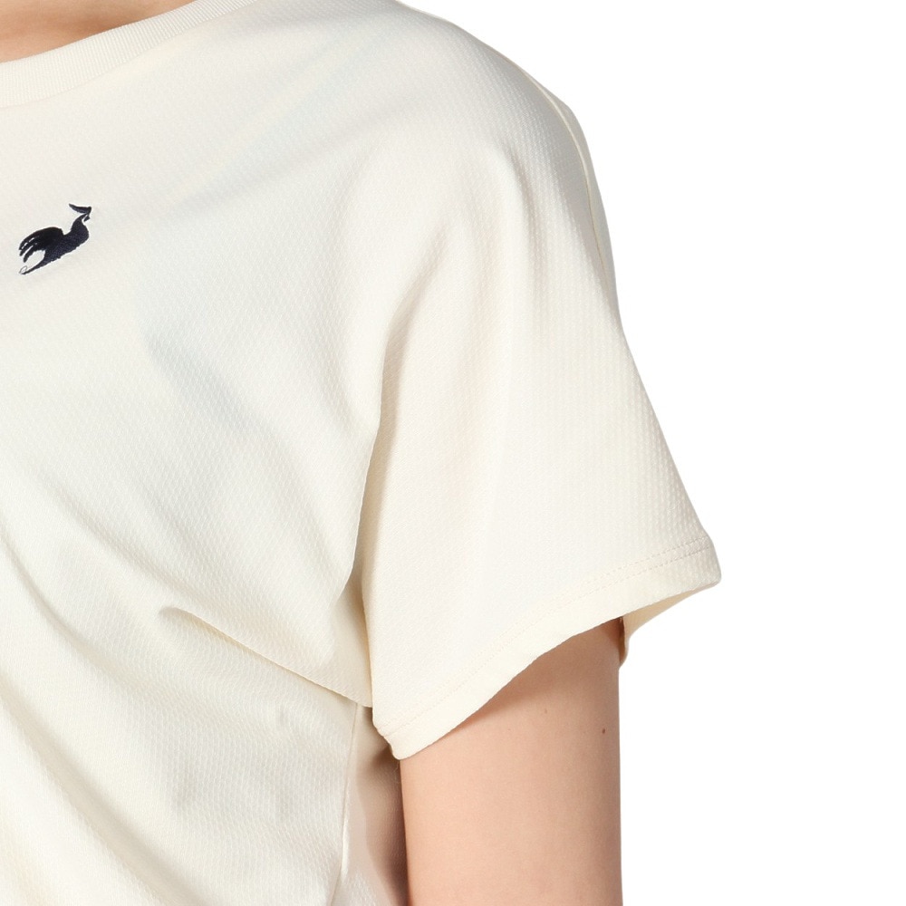 ルコックスポルティフ（lecoqsportif）（レディース）テニスウェア レディース 接触冷感グラフィックゲームシャツ LN5SHT50L WH01