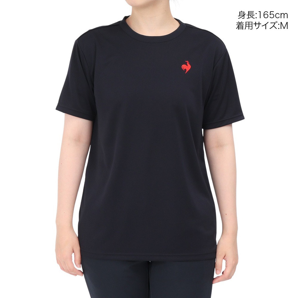 ルコックスポルティフ（lecoqsportif）（メンズ）テニスウェア エコペットショートスリーブシャツ LT5SHTZ1M NV00