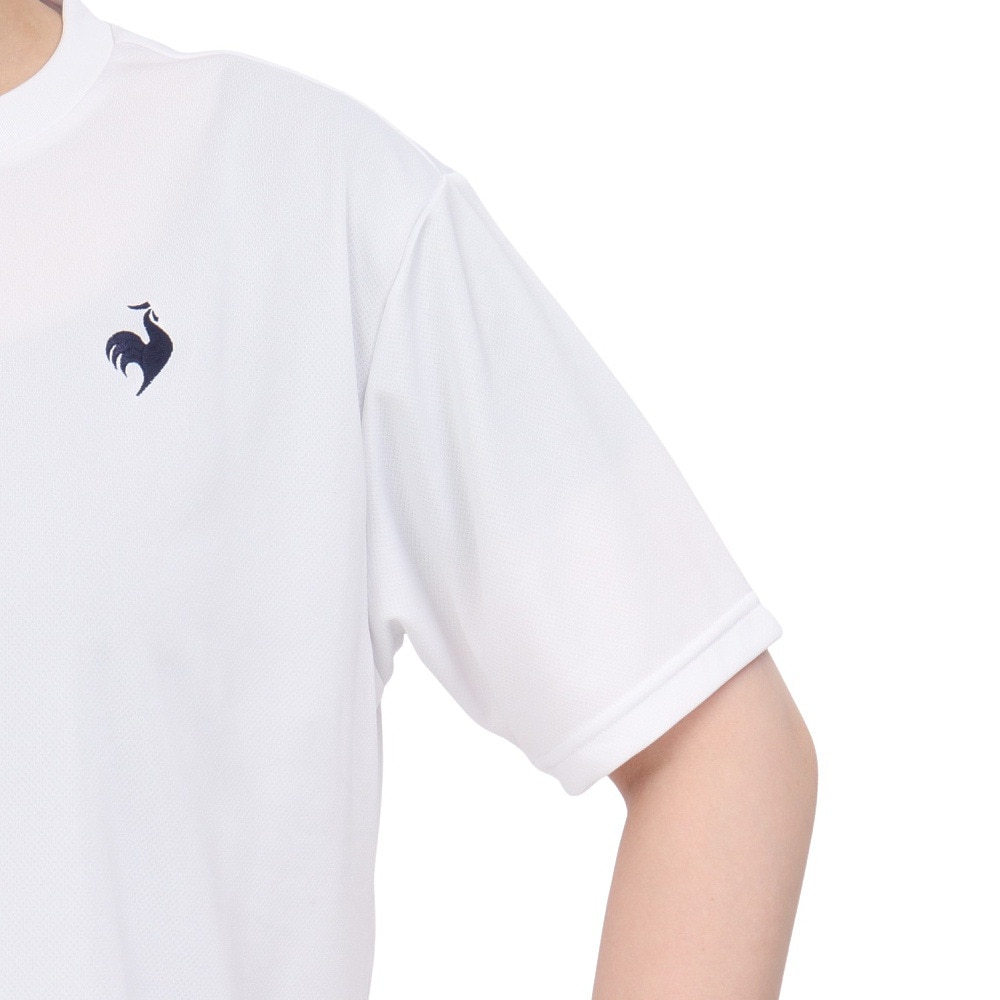 ルコックスポルティフ（lecoqsportif）（メンズ）テニスウェア エコペットショートスリーブシャツ LT5SHTZ1M WH00