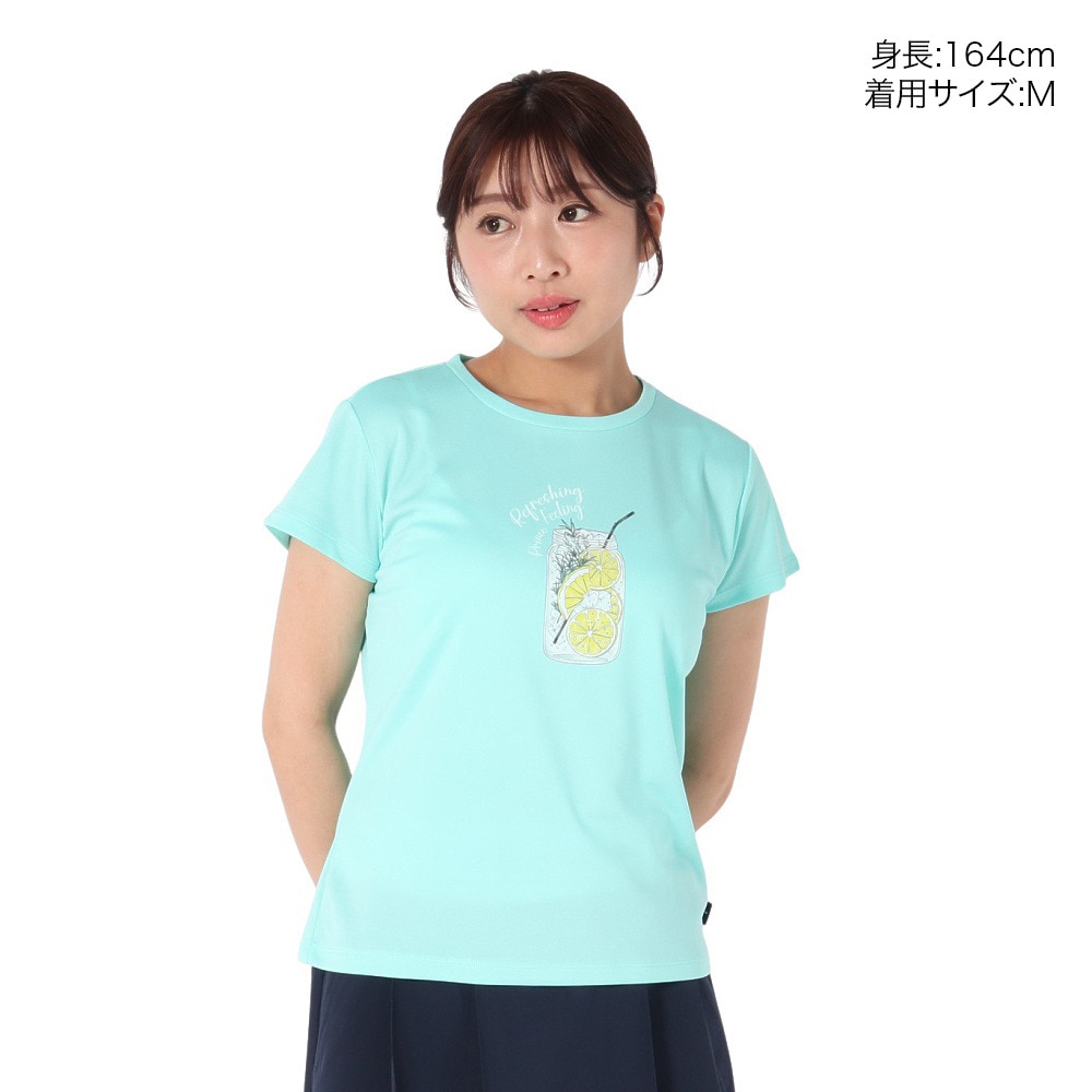 プリンス（PRINCE）（レディース）【新商品】テニスウェア レディース 半袖Tシャツ 吸水速乾・UPF50 WS5055 100 MIG