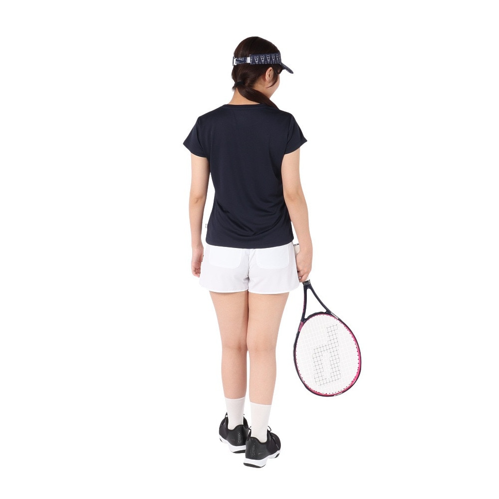 プリンス（PRINCE）（レディース）【新商品】テニスウェア レディース 半袖Tシャツ 吸水速乾・UPF50 WS5055 127 NVY