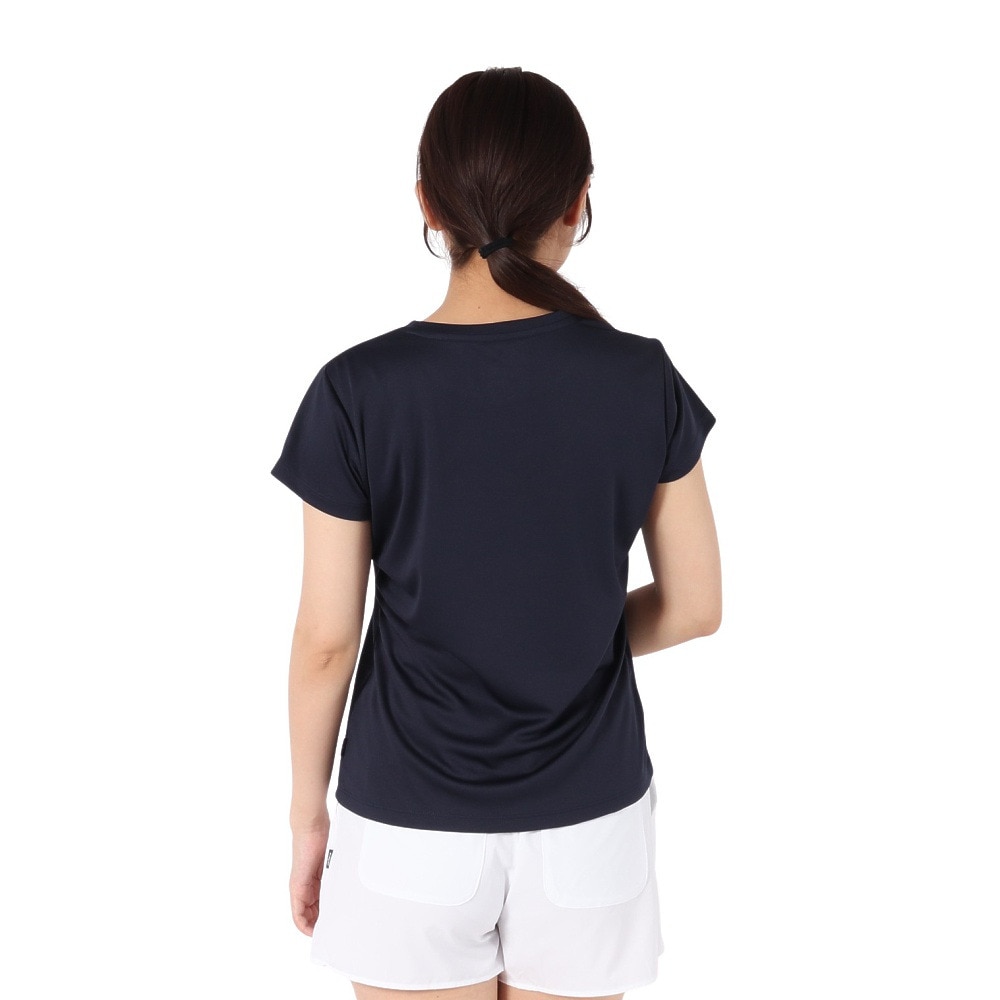プリンス（PRINCE）（レディース）【新商品】テニスウェア レディース 半袖Tシャツ 吸水速乾・UPF50 WS5055 127 NVY