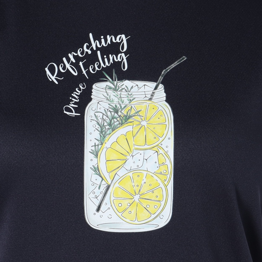 プリンス（PRINCE）（レディース）【新商品】テニスウェア レディース 半袖Tシャツ 吸水速乾・UPF50 WS5055 127 NVY