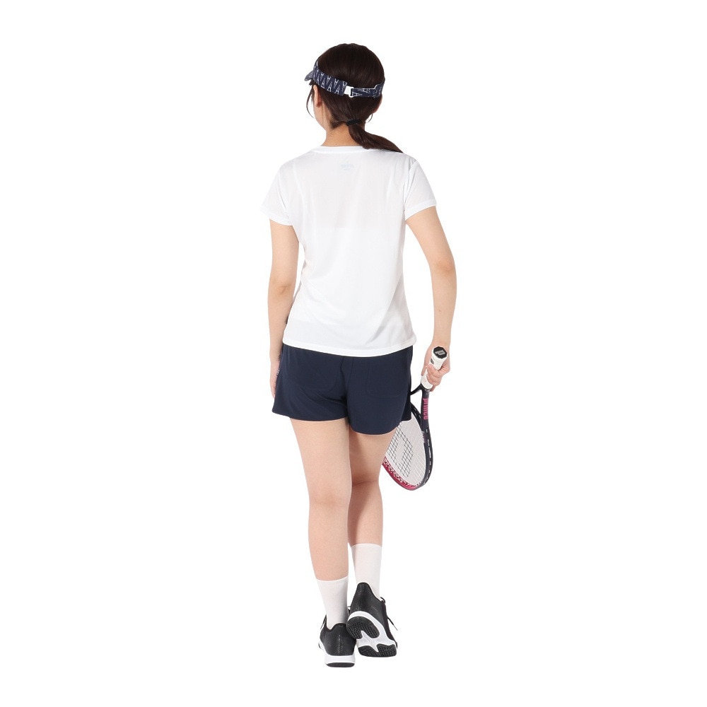 プリンス（PRINCE）（レディース）【新商品】テニスウェア レディース 半袖Tシャツ 吸水速乾・UPF50 WS5055 146 WHT