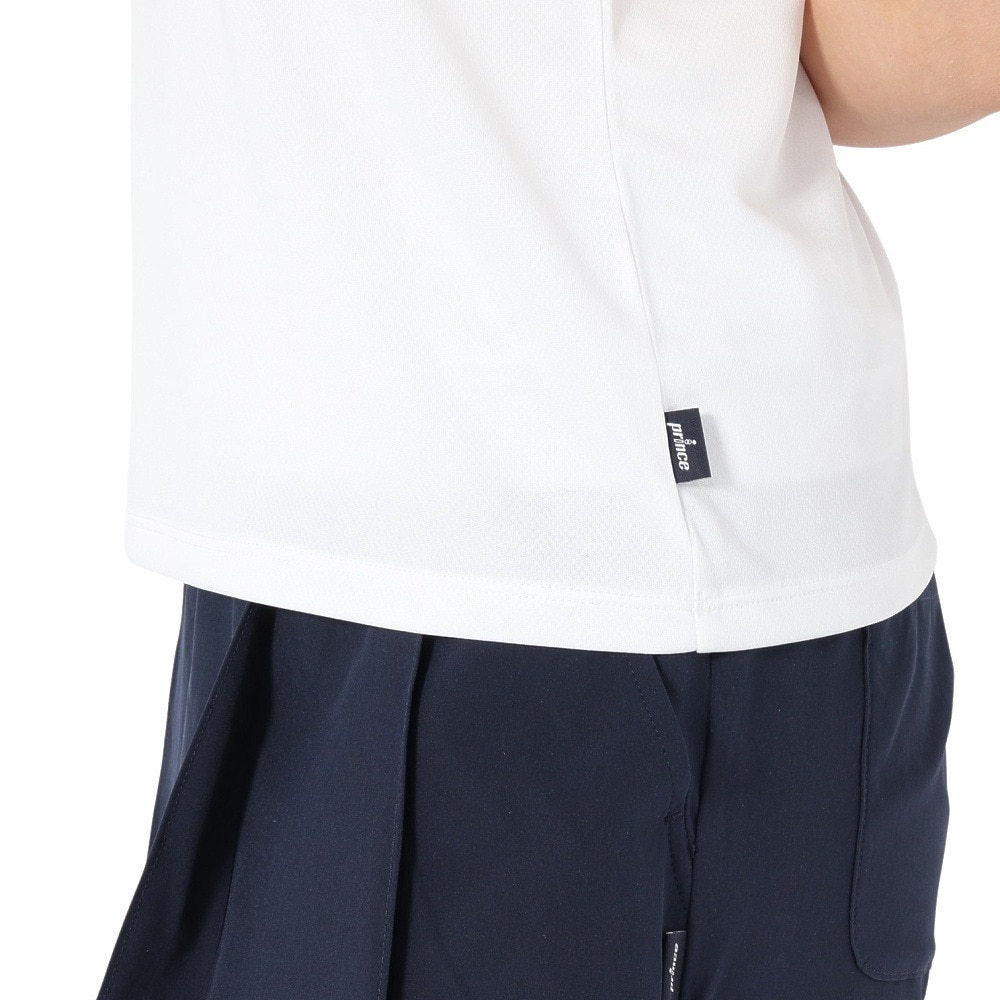 プリンス（PRINCE）（レディース）【新商品】テニスウェア レディース 半袖Tシャツ 吸水速乾・UPF50 WS5055 146 WHT