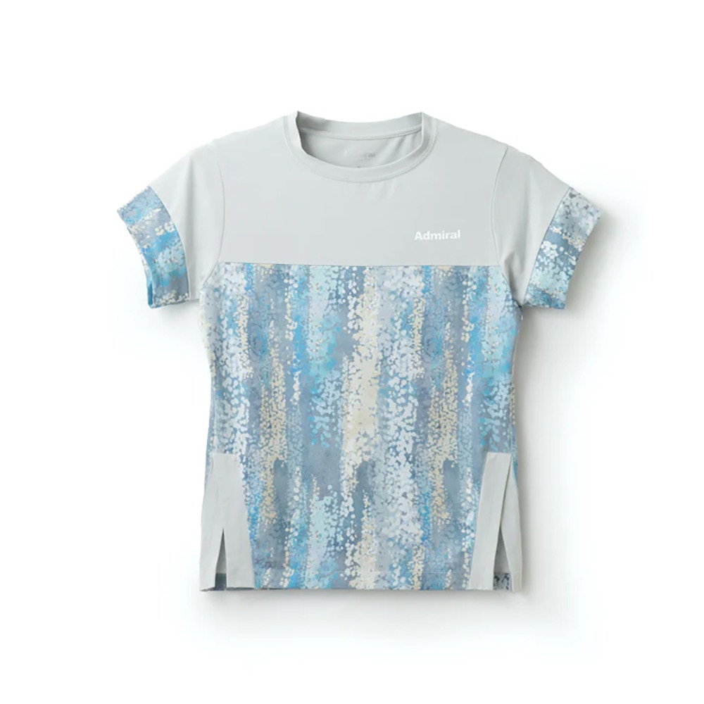 アドミラル ゴルフ（Admiral GOLF）（レディース）テニスウェア メインブロックグラフィックTシャツ ATLA501-GRY