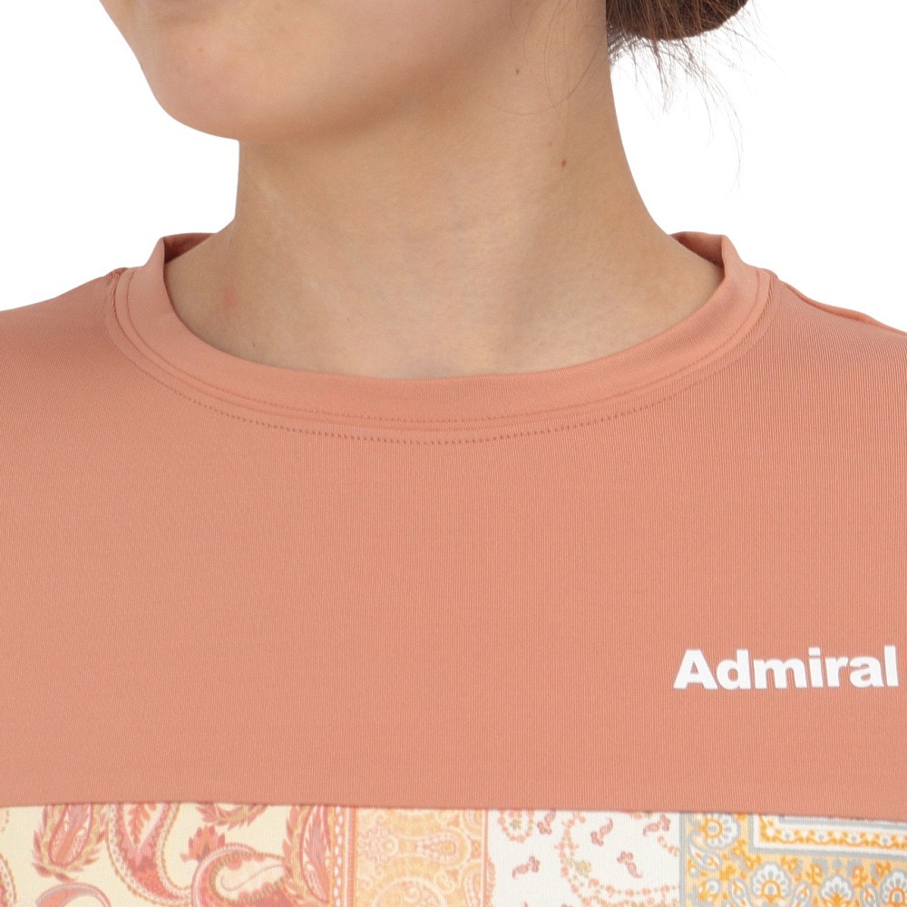 アドミラル ゴルフ（Admiral GOLF）（レディース）テニスウェア メインブロックグラフィックTシャツ ATLA501-ORG