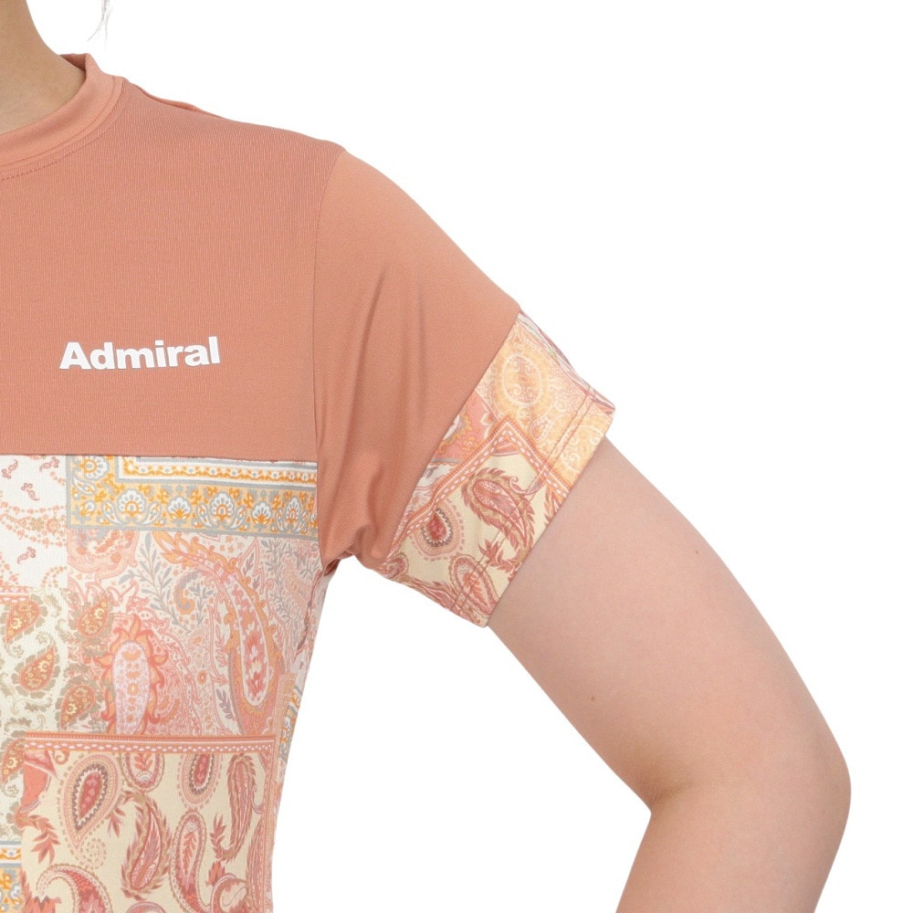 アドミラル ゴルフ（Admiral GOLF）（レディース）テニスウェア メインブロックグラフィックTシャツ ATLA501-ORG