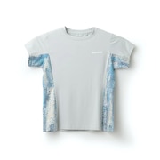(レディース)テニスウェア サイドフレアヘムグラフィックTシャツ ATLA503