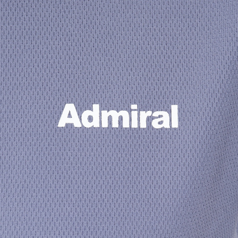 アドミラル（Admiral）（レディース）テニスウェア ショルダーラインフラワーTシャツ ATLA514-BLU