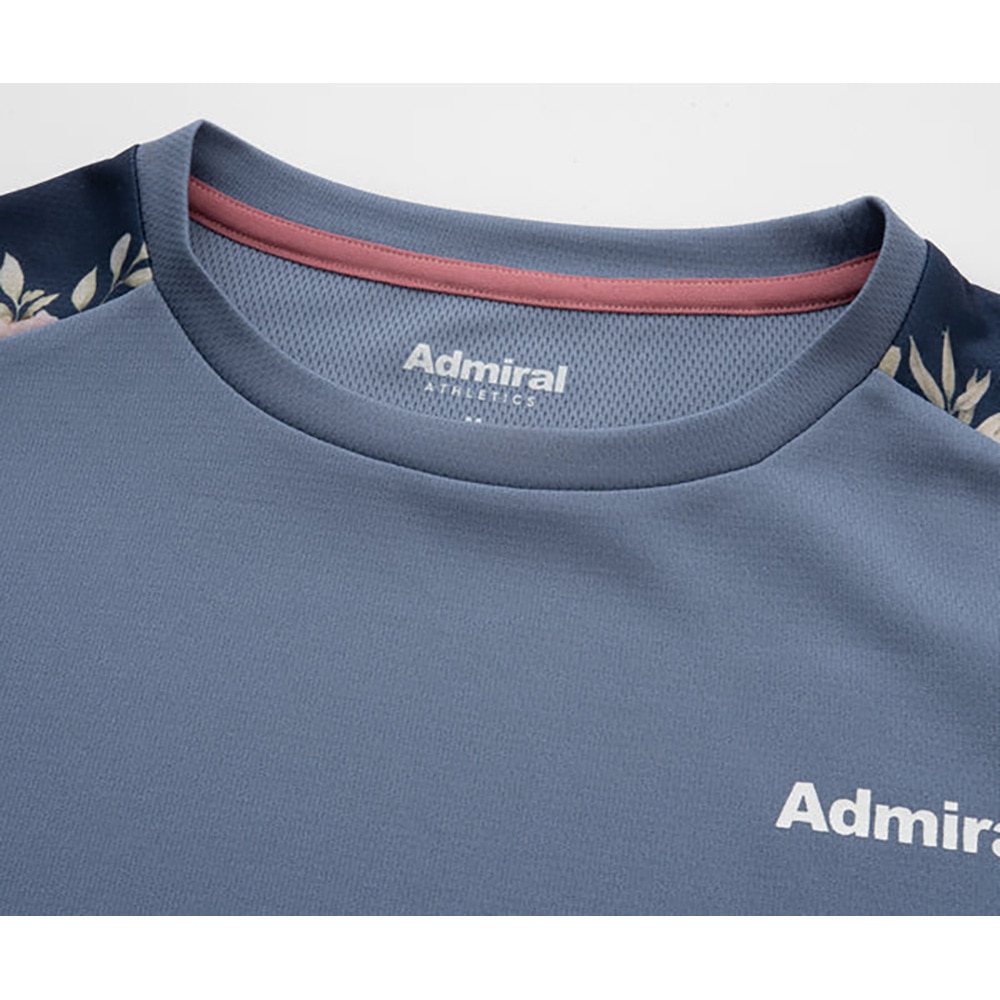 アドミラル ゴルフ（Admiral GOLF）（レディース）テニスウェア ショルダーラインフラワーTシャツ ATLA514-BLU