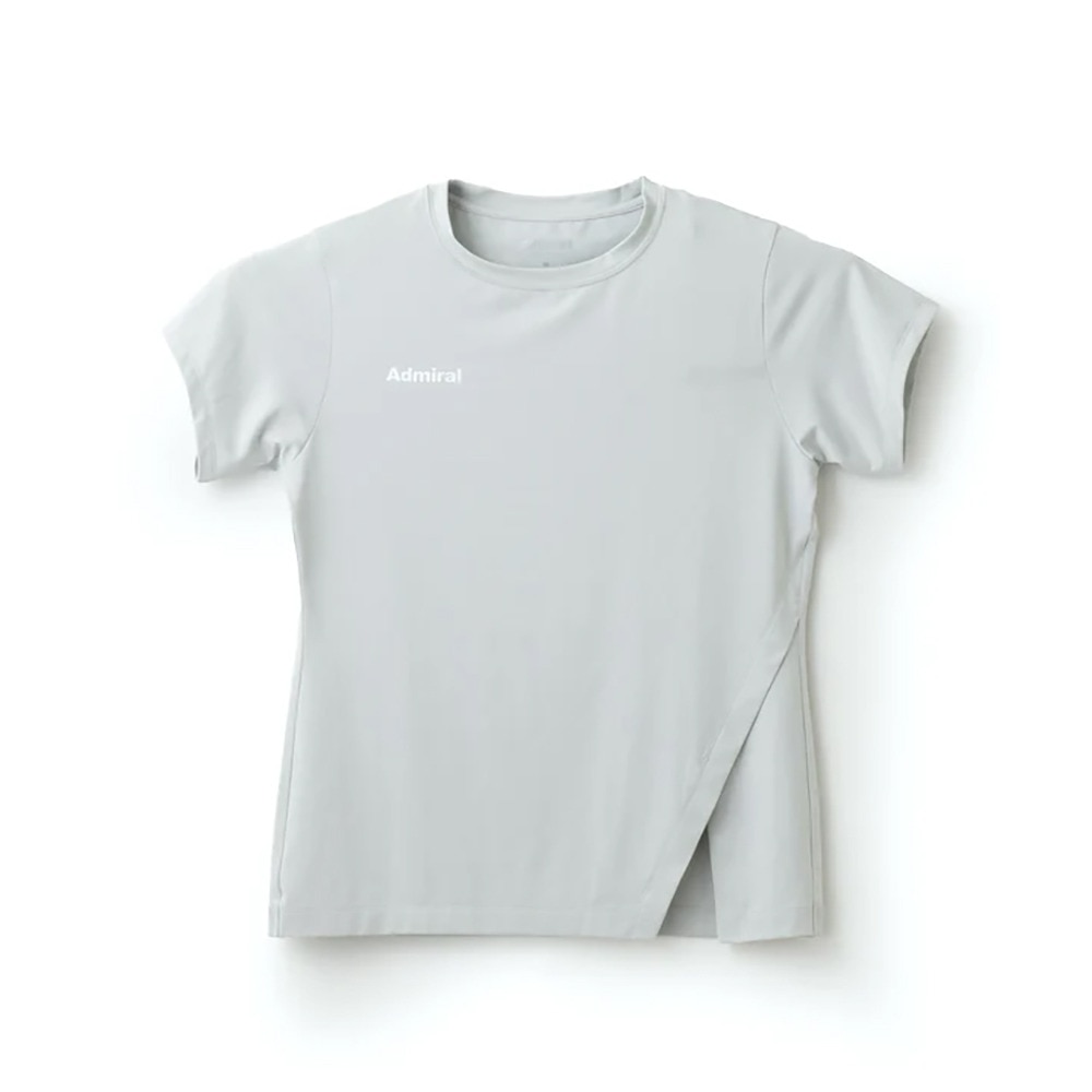 アドミラル ゴルフ（Admiral GOLF）（レディース）テニスウェア サイドアシメスリットTシャツ ATLA508-GRY