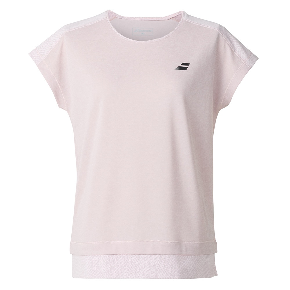 バボラ（BABOLAT）（レディース）テニスウェア レディース VS ショートスリーブ シャツ BWP5571-PK