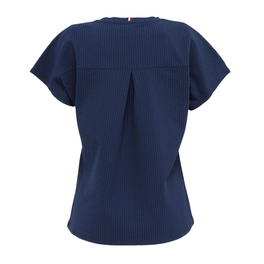 ルコックスポルティフ（lecoqsportif）（レディース）テニスウェア レディース 半袖ゲームシャツ LN5FHT20L NV00