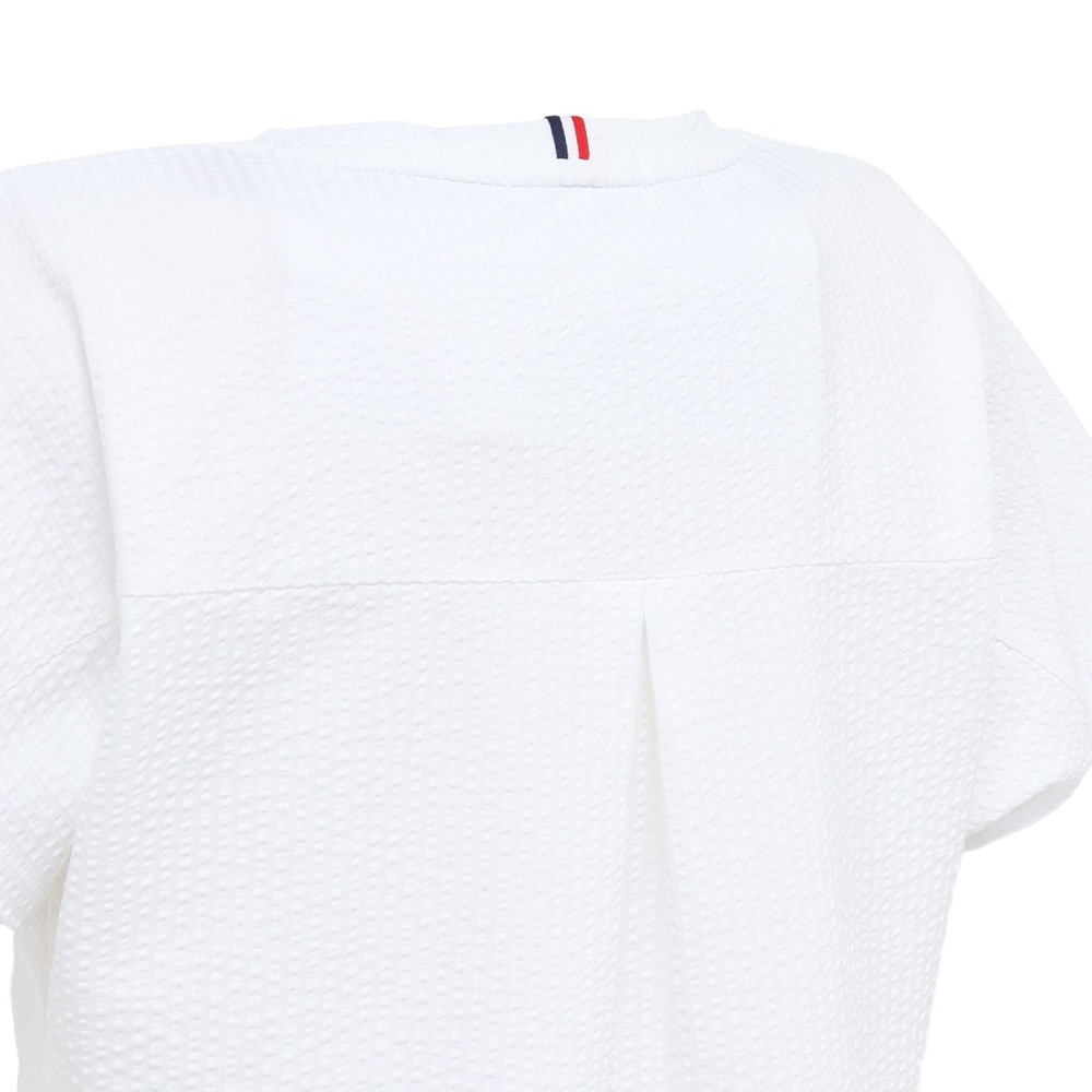 ルコックスポルティフ（lecoqsportif）（レディース）テニスウェア 半袖ゲームシャツ LN5FHT20L WH00