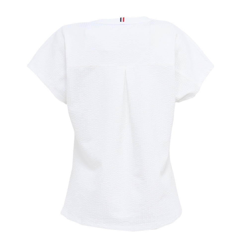 ルコックスポルティフ（lecoqsportif）（レディース）テニスウェア 半袖ゲームシャツ LN5FHT20L WH00