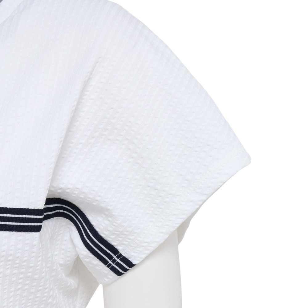 ルコックスポルティフ（lecoqsportif）（レディース）テニスウェア 半袖ゲームシャツ LN5FHT20L WH00