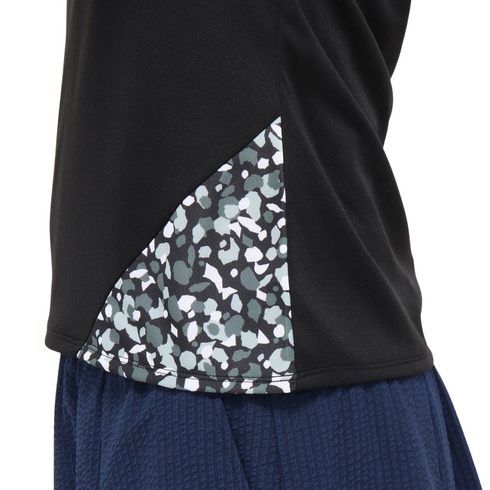 ルコックスポルティフ（lecoqsportif）（レディース）テニスウェア レディース 半袖ゲームシャツ LN5FHT23L BK00