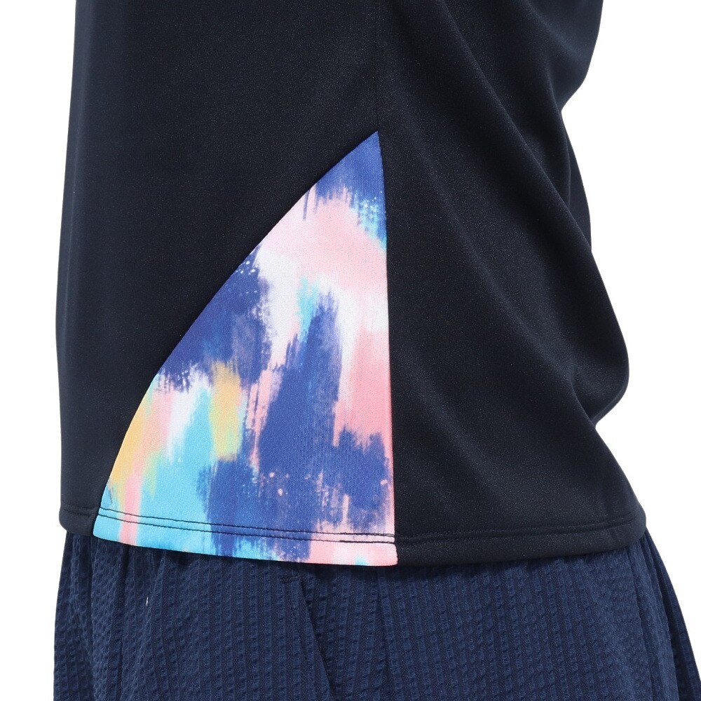 ルコックスポルティフ（lecoqsportif）（レディース）テニスウェア レディース 半袖ゲームシャツ LN5FHT23L NV00
