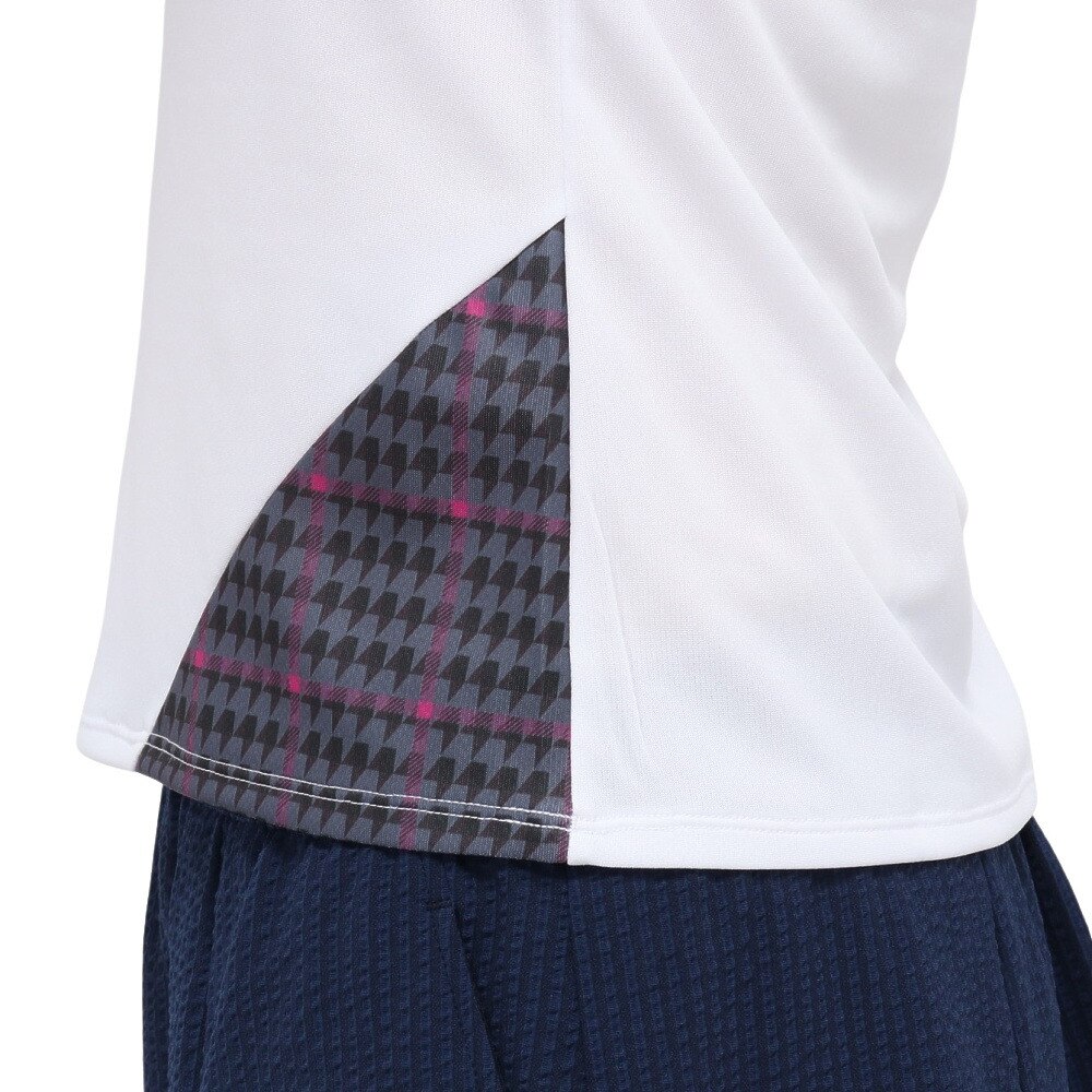 ルコックスポルティフ（lecoqsportif）（レディース）テニスウェア レディース 半袖ゲームシャツ LN5FHT23L WH00