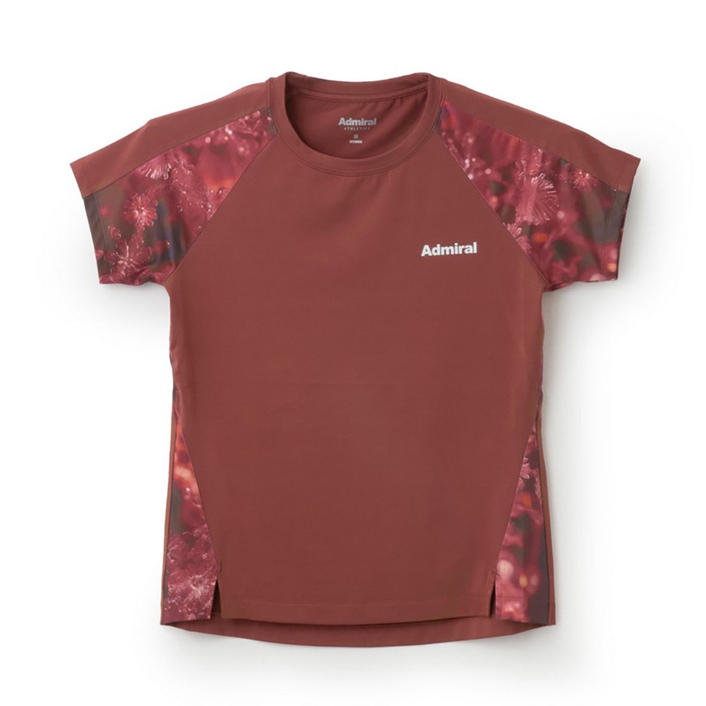アドミラル ゴルフ（Admiral GOLF）（レディース）テニスウェア レディース ラグランスリーブ グラフィックTシャツ ATLA533-RED