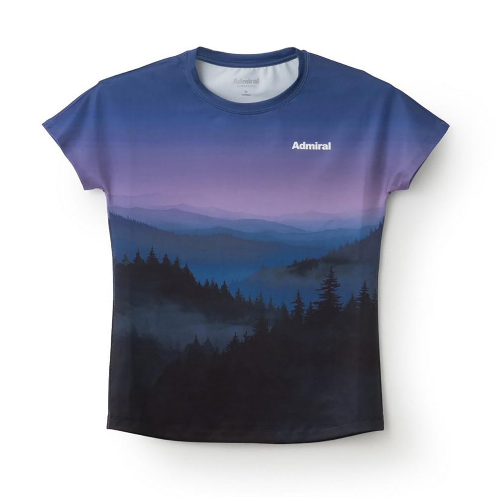 アドミラル ゴルフ（Admiral GOLF）（レディース）テニスウェア レディース ランドスケープ ドルマンTシャツ ATLA539-PUR