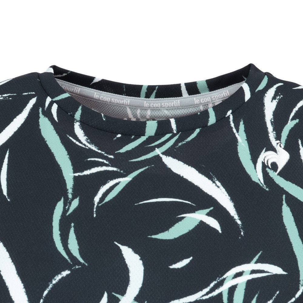 ルコックスポルティフ（lecoqsportif）（レディース）テニスウェア グラフィックゲームシャツ LN4FHT31L NV00