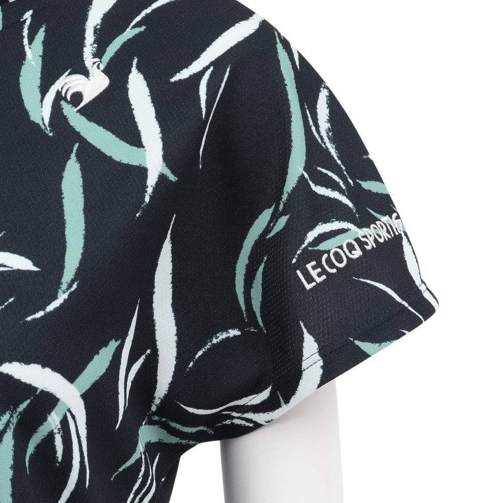 ルコックスポルティフ（lecoqsportif）（レディース）テニスウェア グラフィックゲームシャツ LN4FHT31L NV00