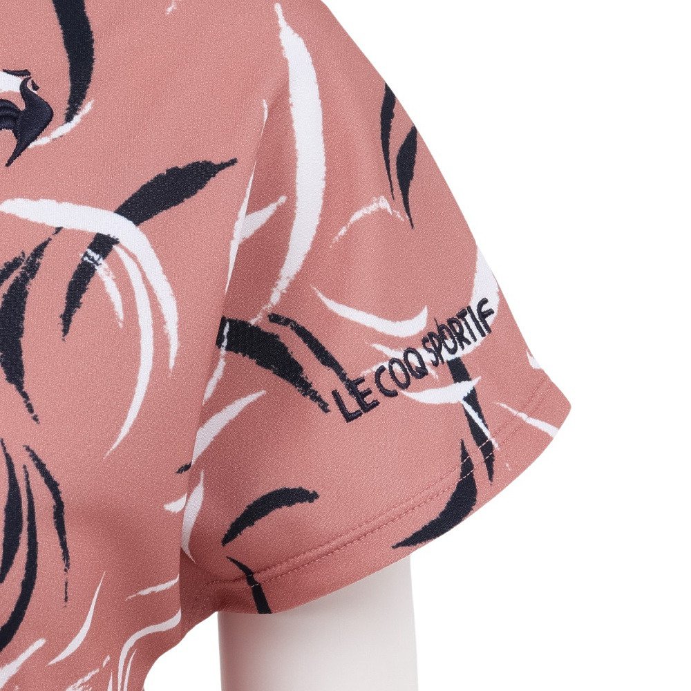 ルコックスポルティフ（lecoqsportif）（レディース）テニスウェア グラフィックゲームシャツ LN4FHT31L PK00